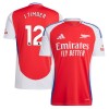 Virallinen Fanipaita Arsenal J. Timber 12 Kotipelipaita 2024-25 - Miesten
